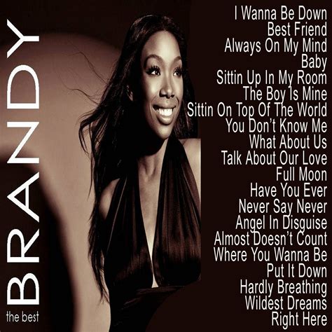 Welcome to Brandy's official YouTube channel, home of 90s R&B classics “I Wanna Be Down,” “Baby,” “Have You Ever,” “Brokenhearted” and her Grammy Award winni...
